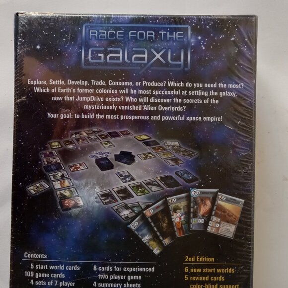 NEW SEALED Race For The Galaxy 2nd Edition Board Game Tom Lehman Rio Grande - Picture 9 of 10